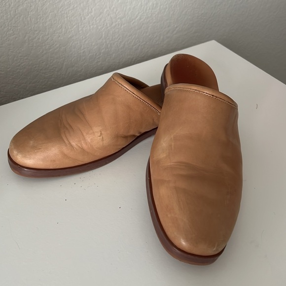 Madewell The Louisa Mule Amber Tan Camel Size 7.5 - Picture 3 of 9